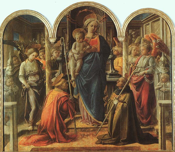 Fra Filippo Lippi Virgin and Child France oil painting art